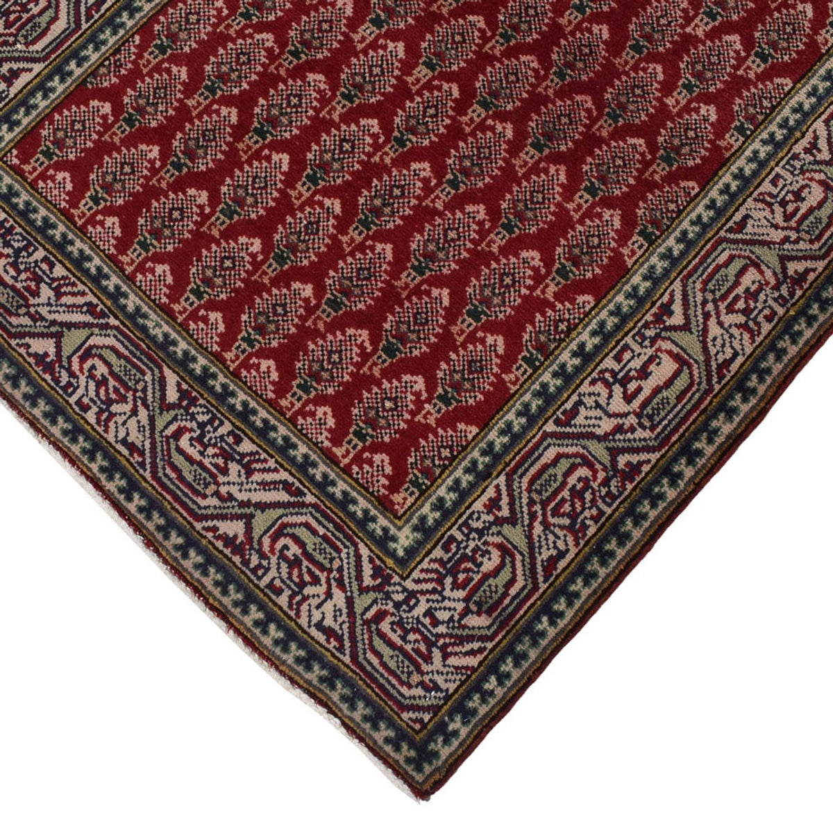 Loper Perzisch tapijt - Tabriz - 337 x 83 cm - roest
