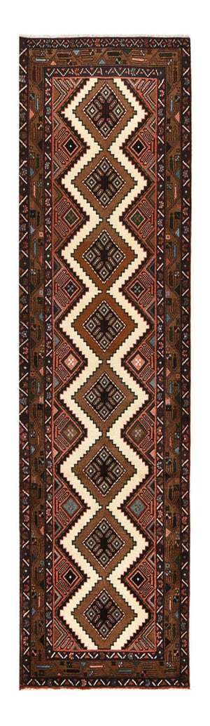 Loper Perzisch Tapijt - Nomadisch - 302 x 80 cm - veelkleurig