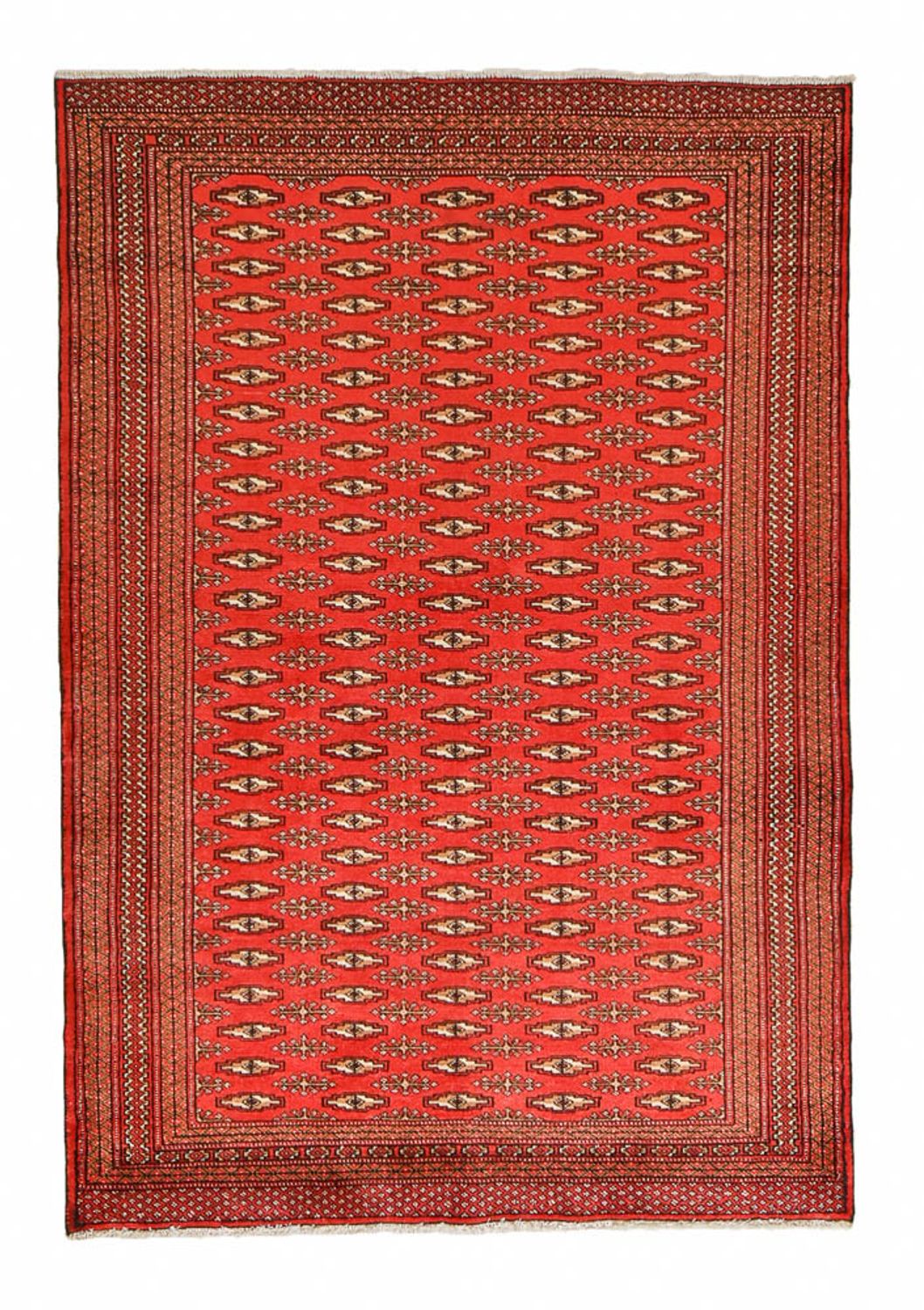 Turkaman tapijt - 189 x 130 cm - rood