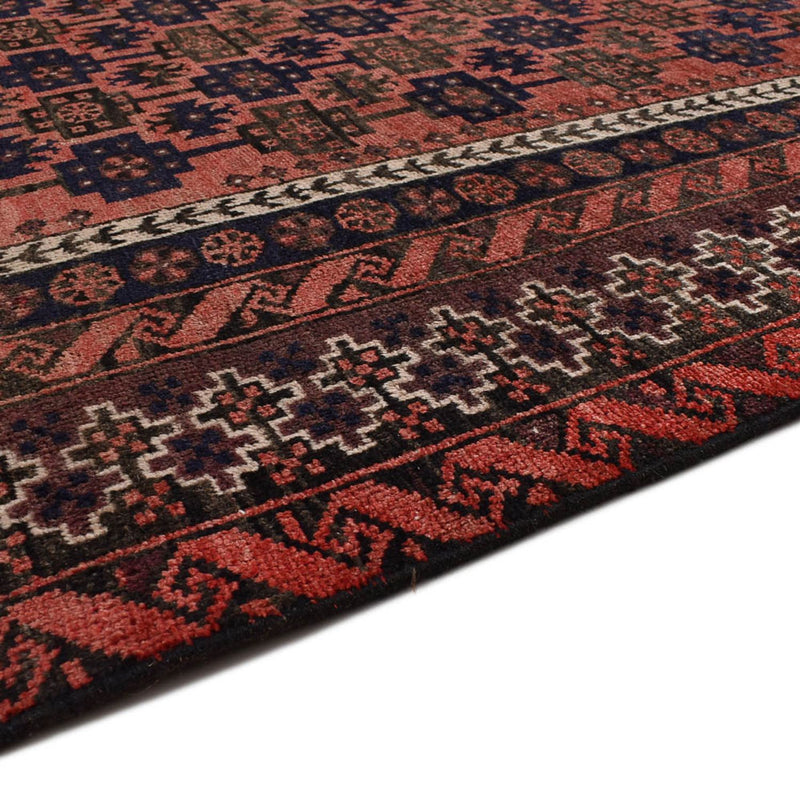 Loper Turkaman tapijt - 219 x 114 cm - licht rood