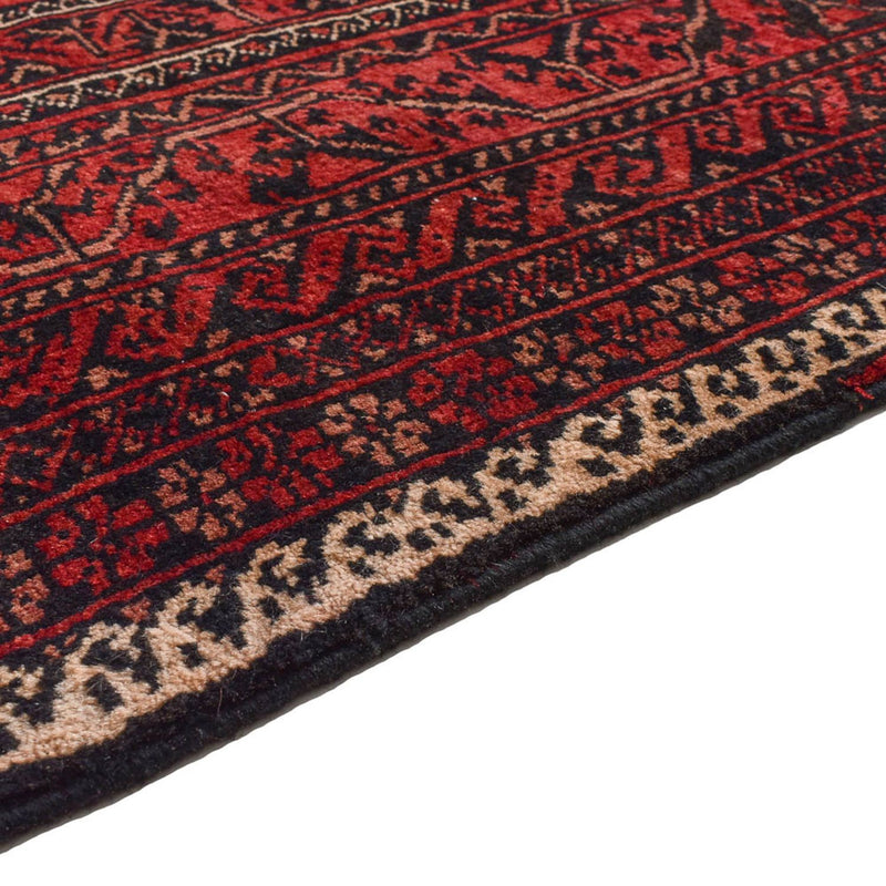 Baluch tapijt speciale vorm  - 198 x 114 cm - rood