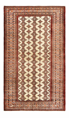 Turkaman tapijt - 204 x 121 cm - beige
