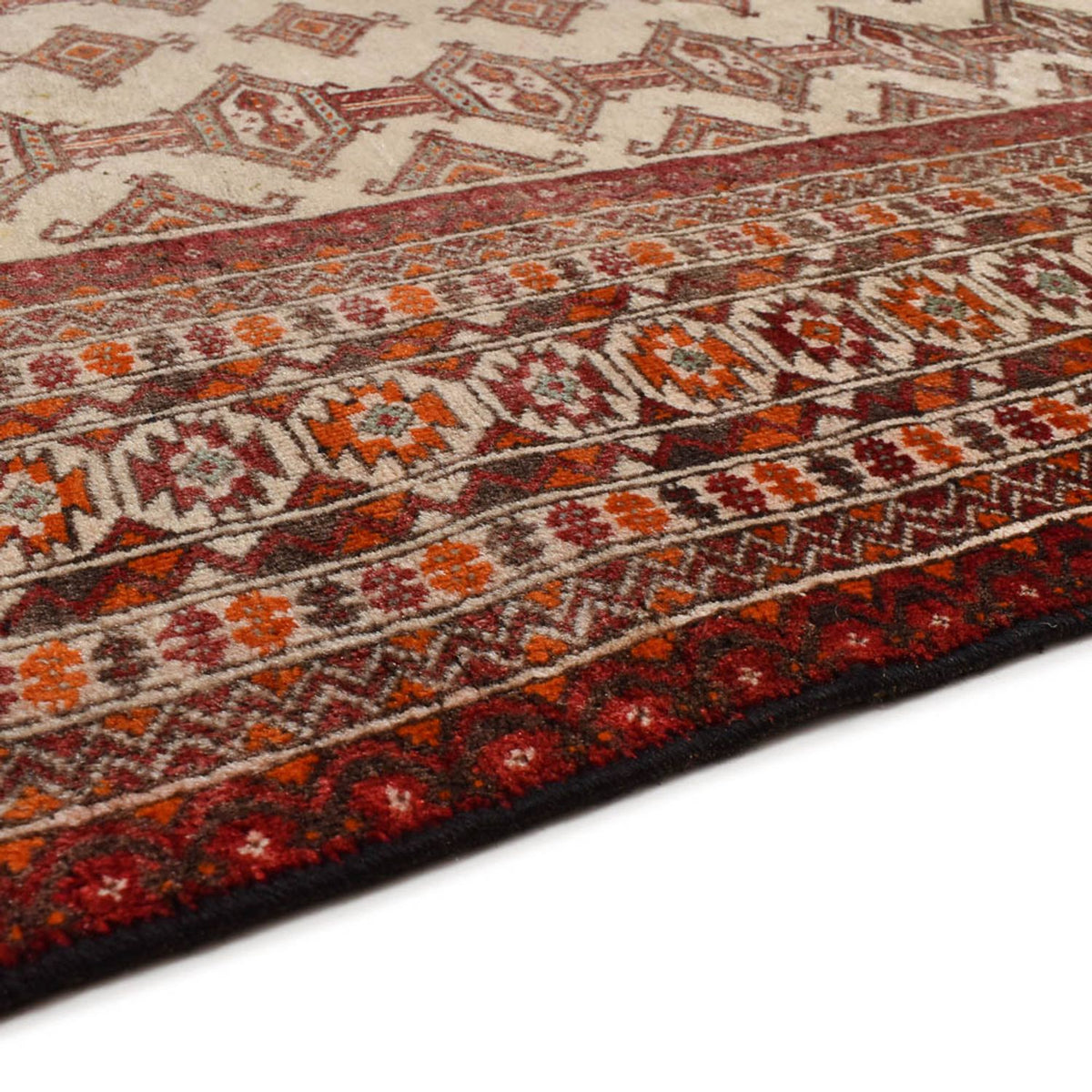 Turkaman tapijt - 204 x 121 cm - beige