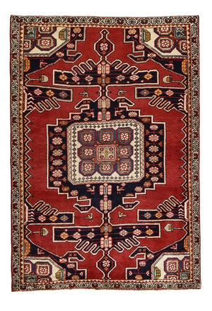 Perzisch Tapijt - Nomadisch - 192 x 133 cm - rood