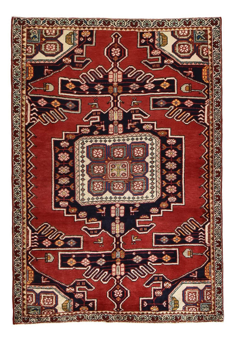 Perzisch Tapijt - Nomadisch - 192 x 133 cm - rood