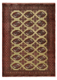 Turkaman tapijt - 178 x 131 cm - veelkleurig