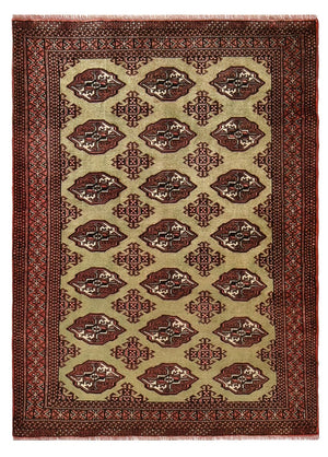 Turkaman tapijt - 178 x 131 cm - veelkleurig