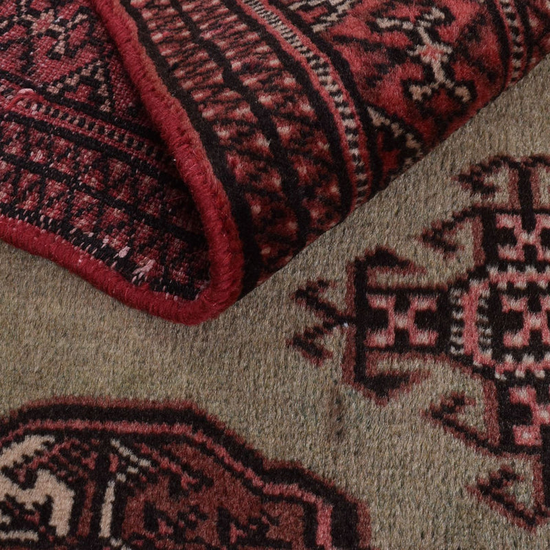 Turkaman tapijt - 178 x 131 cm - veelkleurig