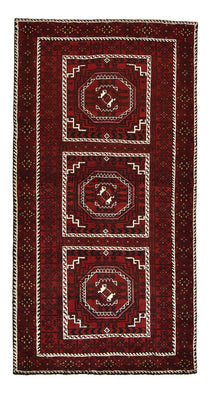 Loper Baluch tapijt - 214 x 110 cm - roest