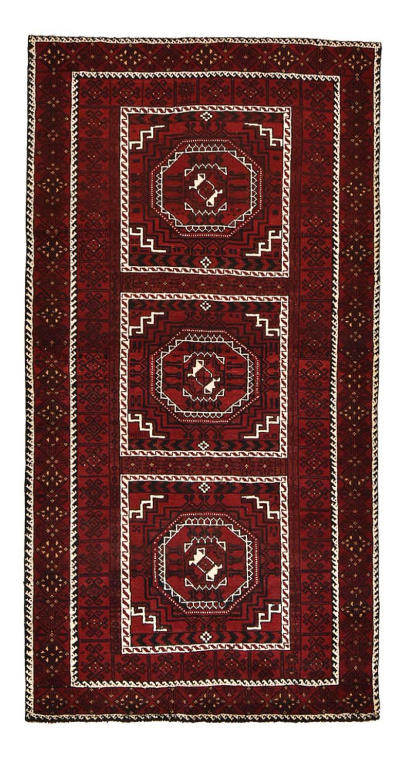 Loper Baluch tapijt - 214 x 110 cm - roest