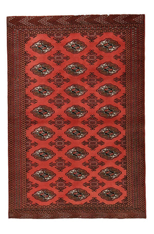 Turkaman tapijt - 188 x 126 cm - rood