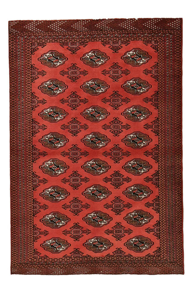 Turkaman tapijt - 188 x 126 cm - rood