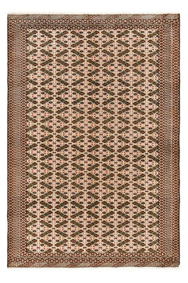 Turkaman tapijt - 193 x 130 cm - donker beige