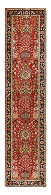 Loper Perzisch tapijt - Tabriz - 400 x 92 cm - rood