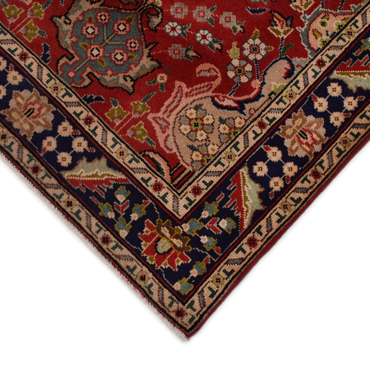 Loper Perzisch tapijt - Tabriz - 400 x 92 cm - rood