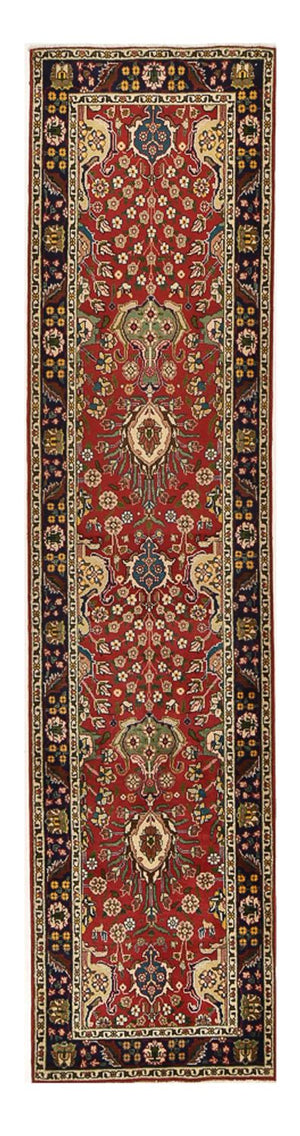 Loper Perzisch tapijt - Tabriz - 306 x 72 cm - rood