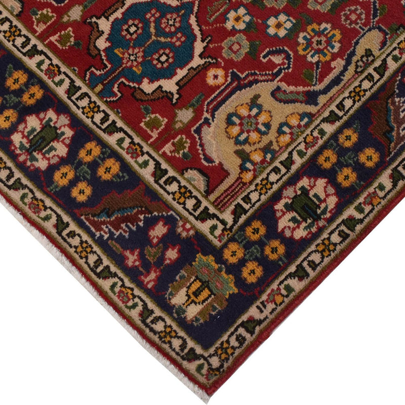 Loper Perzisch tapijt - Tabriz - 306 x 72 cm - rood