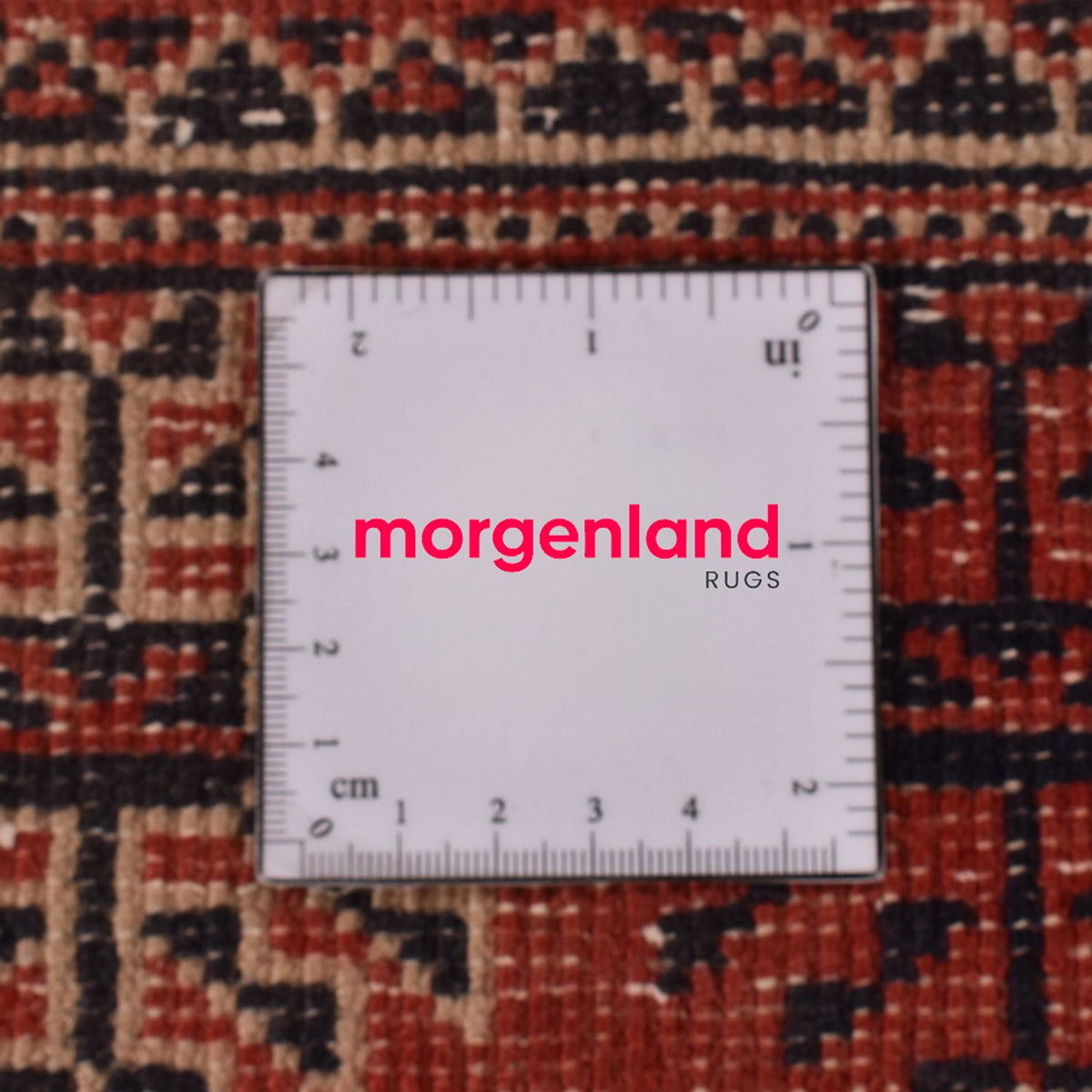 Loper Turkaman tapijt - 333 x 96 cm - rood