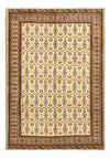 Turkaman tapijt 146x213cm - Perzisch tapijt - Rechthoekig / Licht beige / 146 x 213 cm Rechthoekig