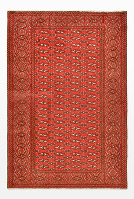Turkaman tapijt - 186 x 125 cm - rood