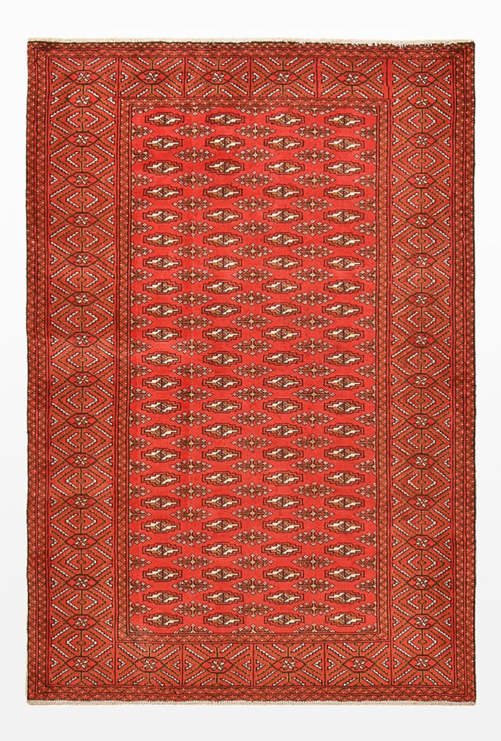 Turkaman tapijt - 186 x 125 cm - rood