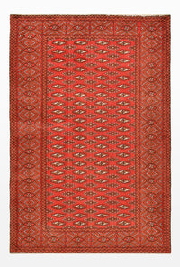 Turkaman tapijt - 186 x 125 cm - rood