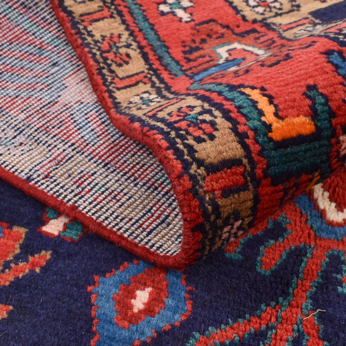 Perzisch Tapijt - Nomadisch - 250 x 142 cm - donkerblauw