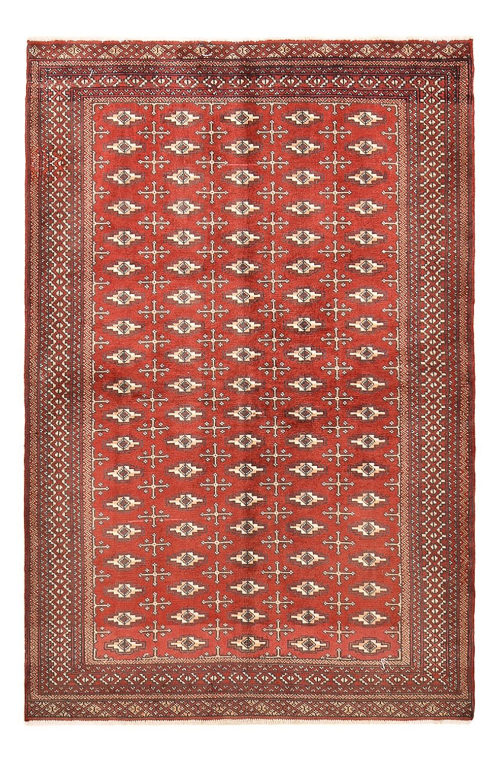 Turkaman tapijt - 190 x 130 cm - rood