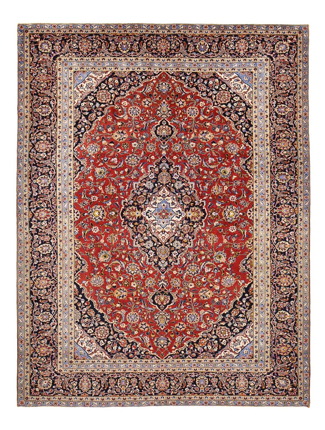 Perzisch tapijt - Keshan - 378 x 285 cm - rood