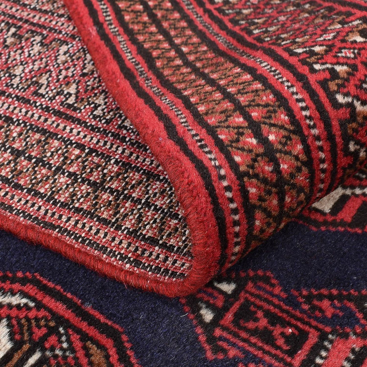Turkaman tapijt - 190 x 129 cm - rood
