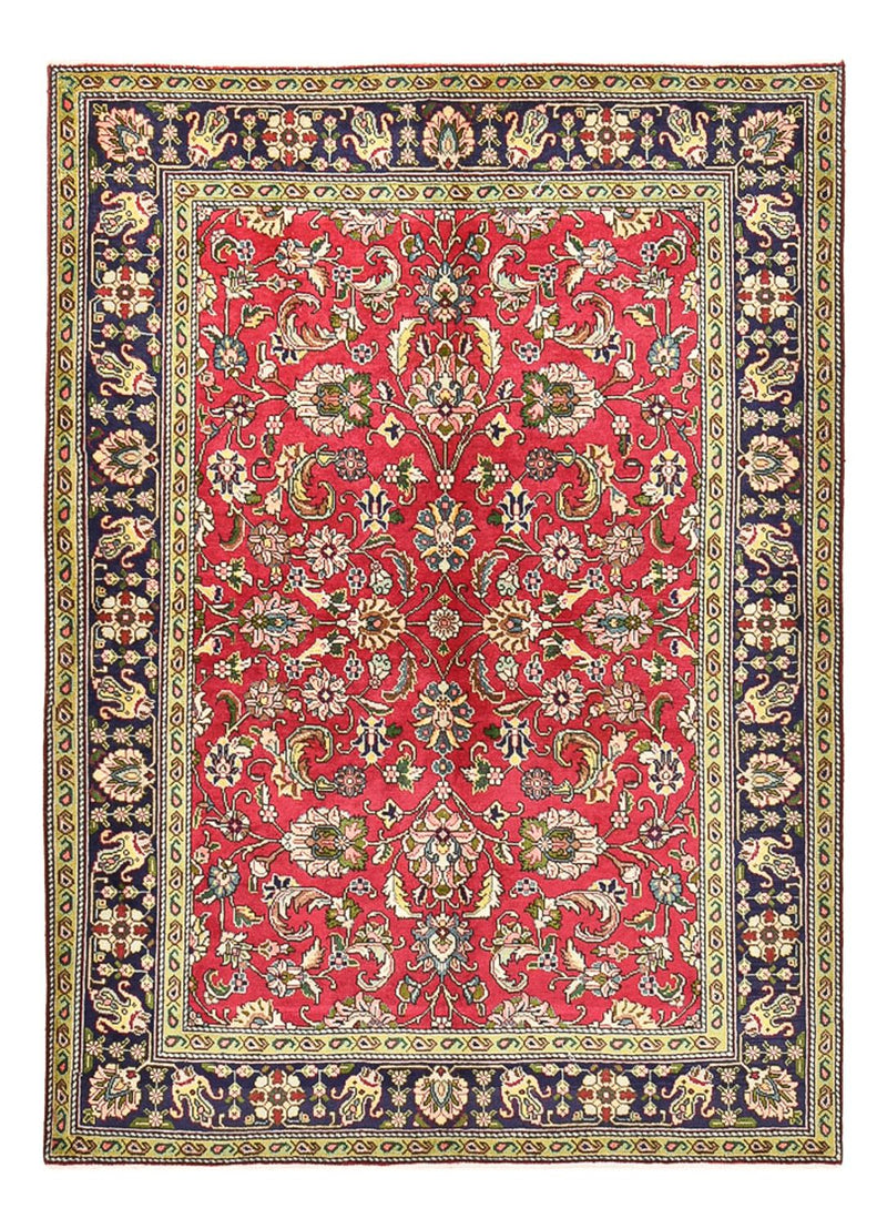 Perzisch tapijt - Tabriz - 198 x 142 cm - rood