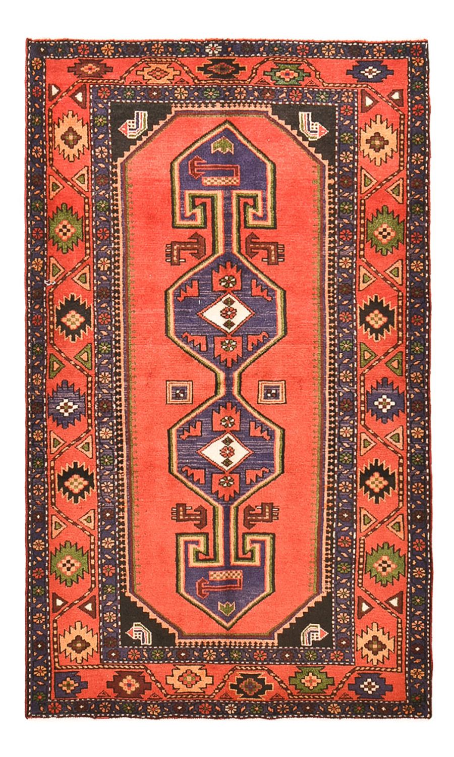 Perzisch tapijt - Bijar - 226 x 136 cm - oranje