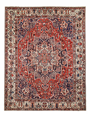 Perzisch Tapijt - Nomadisch - 393 x 307 cm - rood
