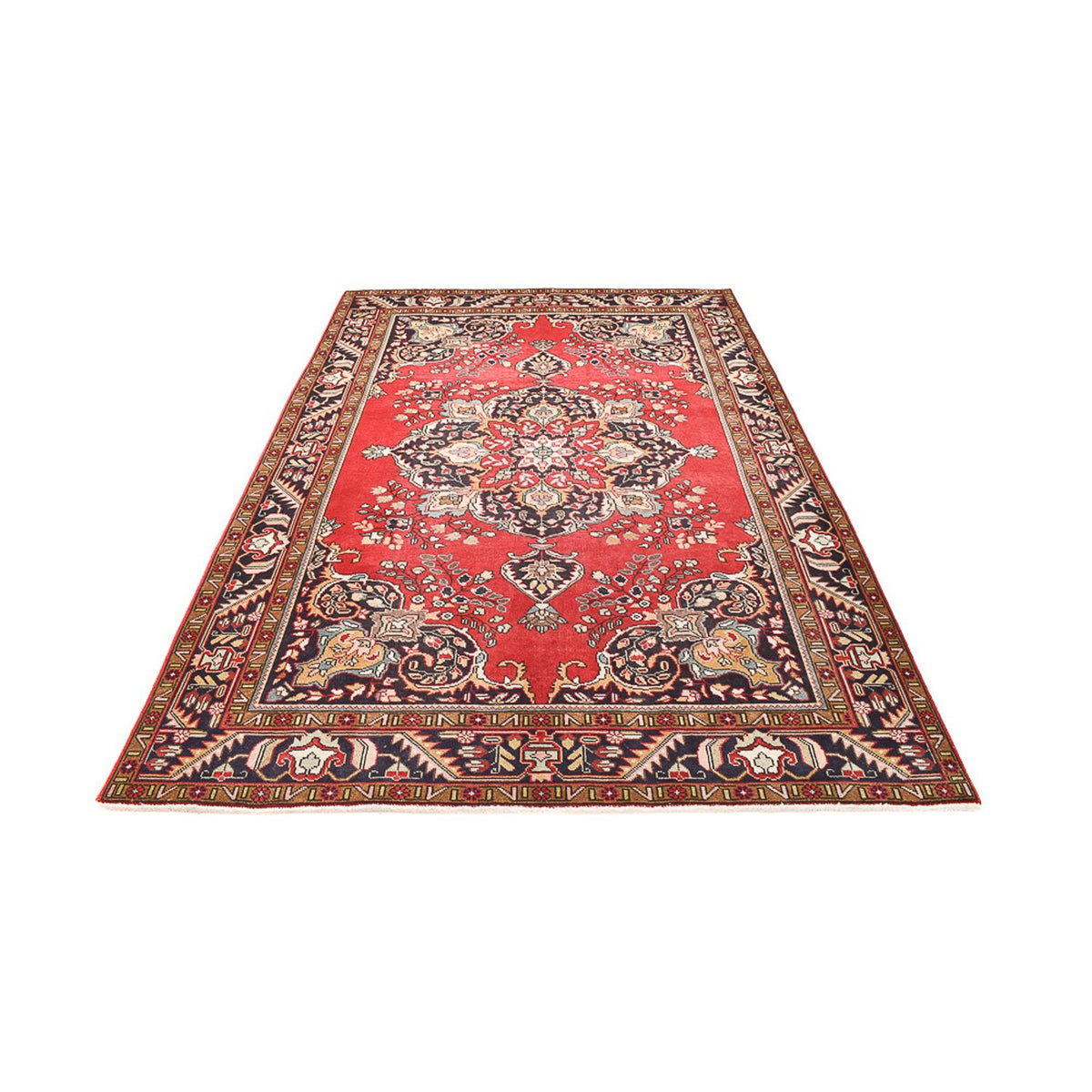 Perzisch tapijt - Tabriz - 297 x 198 cm - rood