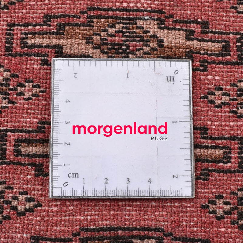 Turkaman tapijt - 128 x 90 cm - licht rood