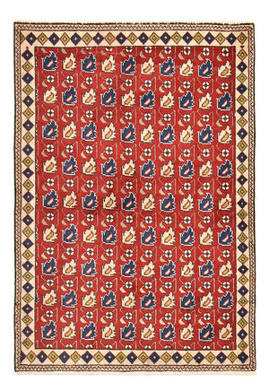 Perzisch tapijt - Tabriz - 140 x 96 cm - rood