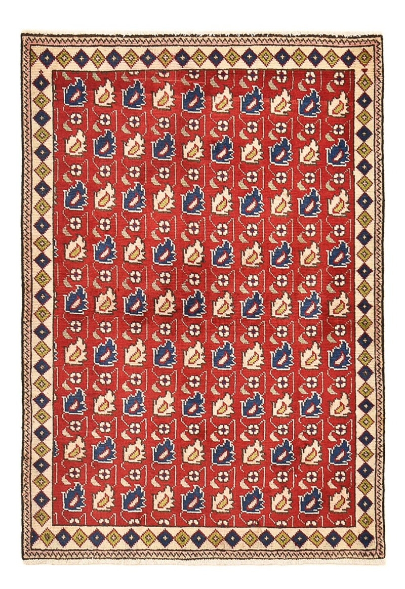 Perzisch tapijt - Tabriz - 140 x 96 cm - rood