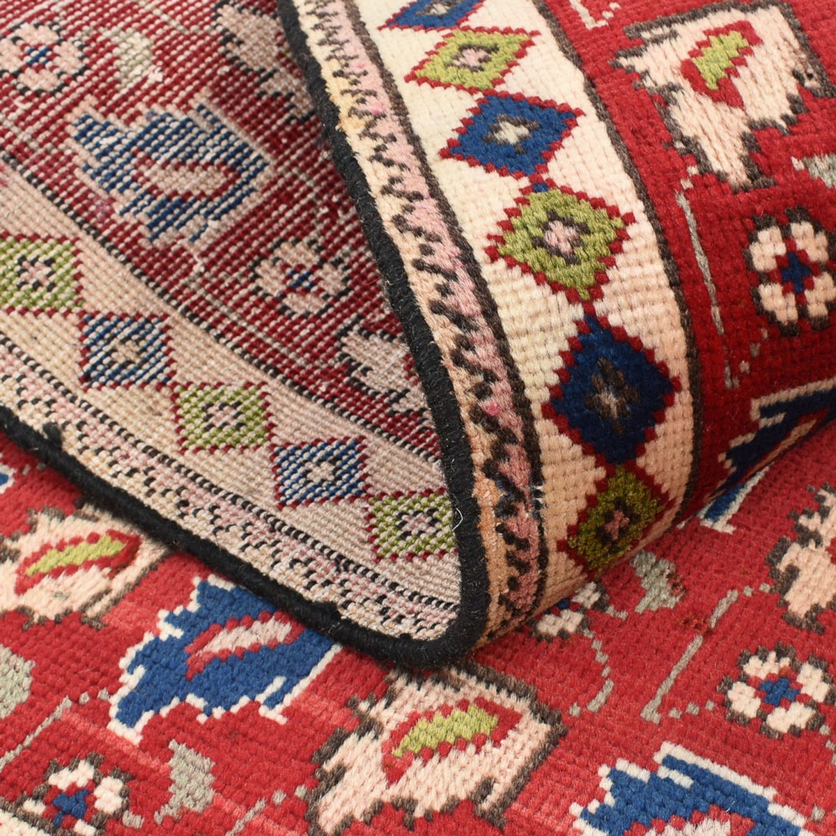 Perzisch tapijt - Tabriz - 140 x 96 cm - rood