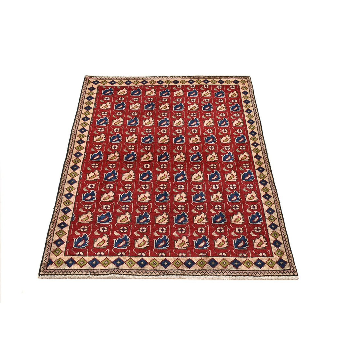 Perzisch tapijt - Tabriz - 140 x 96 cm - rood