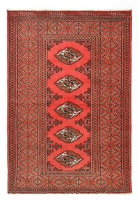 Turkaman tapijt - 144 x 98 cm - rood