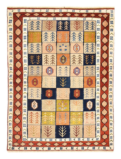 Perzische Gabbeh Tapijt 103x143cm - Perserteppich Wollteppich