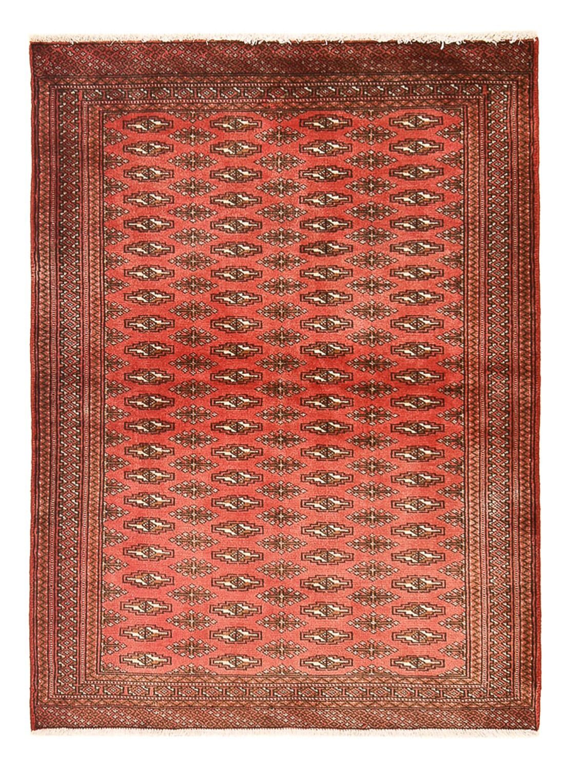 Turkaman tapijt - 140 x 104 cm - rood