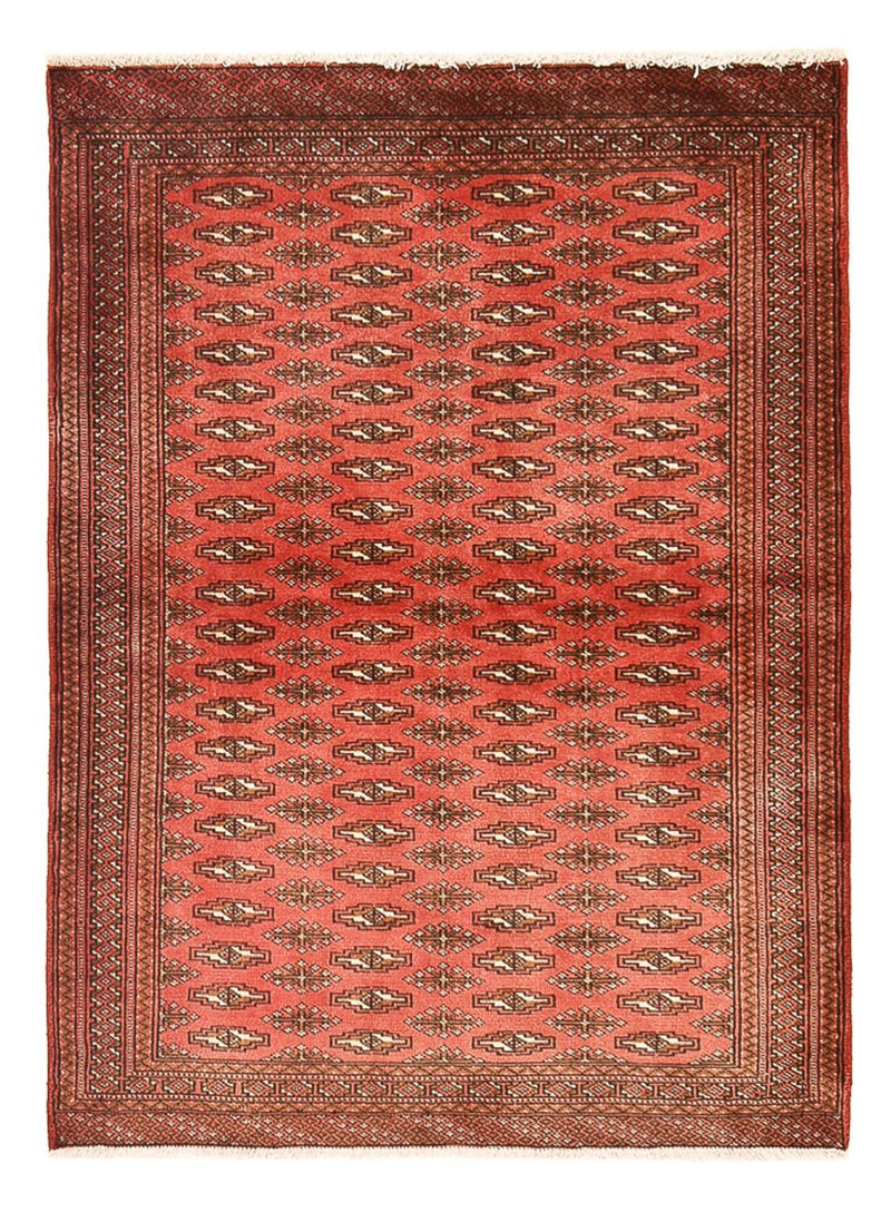 Turkaman tapijt - 140 x 104 cm - rood