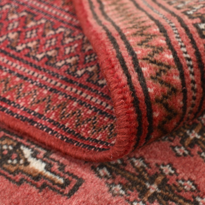 Turkaman tapijt - 140 x 104 cm - rood