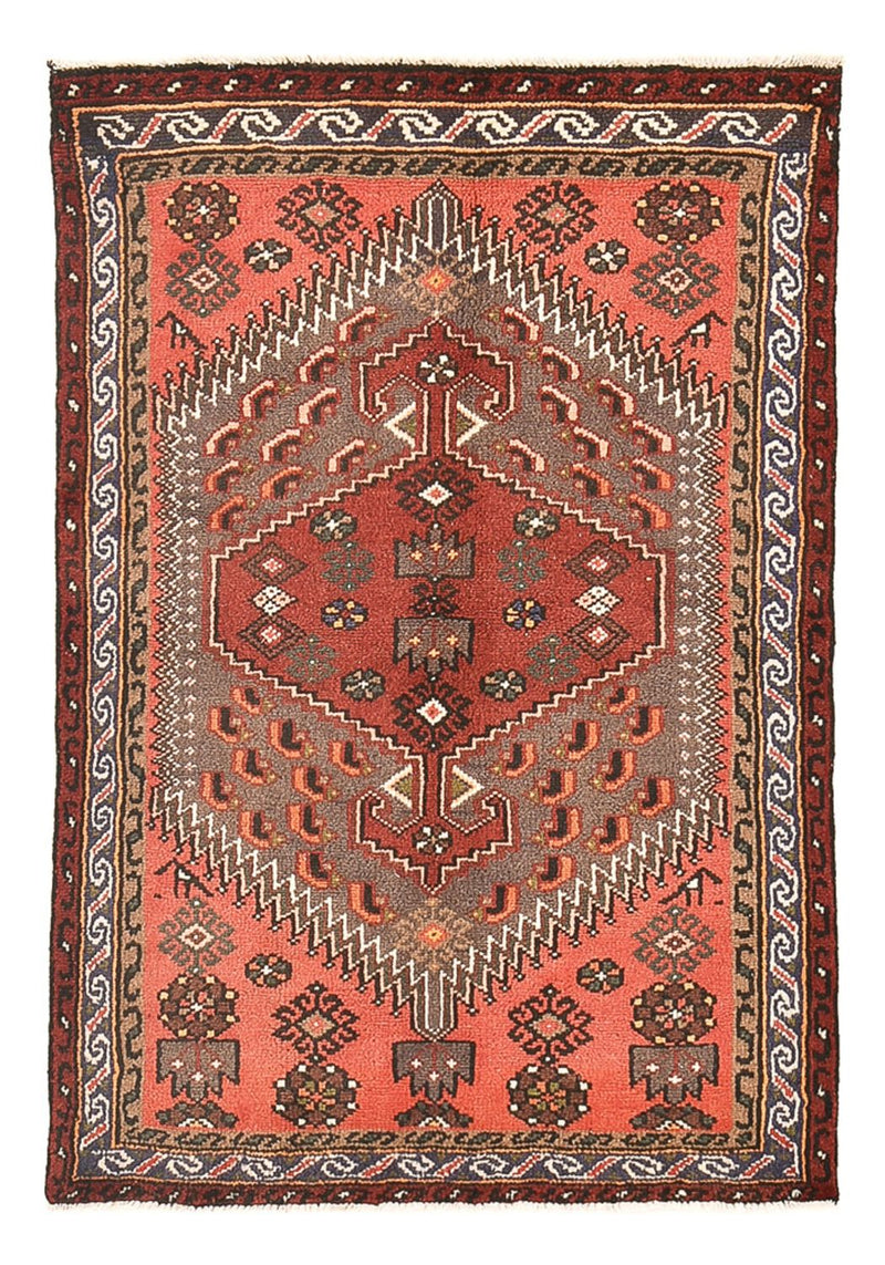 Perzisch tapijt - Bijar - 136 x 96 cm - licht rood