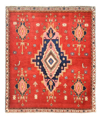 Loper Perzisch Tapijt - Nomadisch - 129 x 107 cm - rood