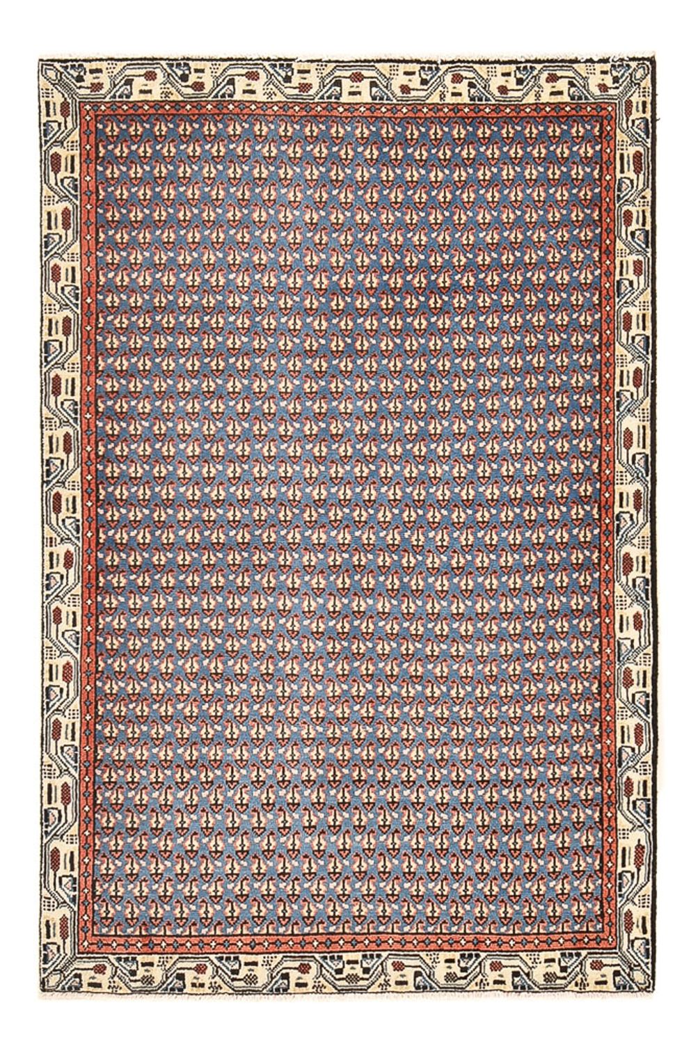 Perzisch tapijt - Mir - 145 x 94 cm - zee blauw