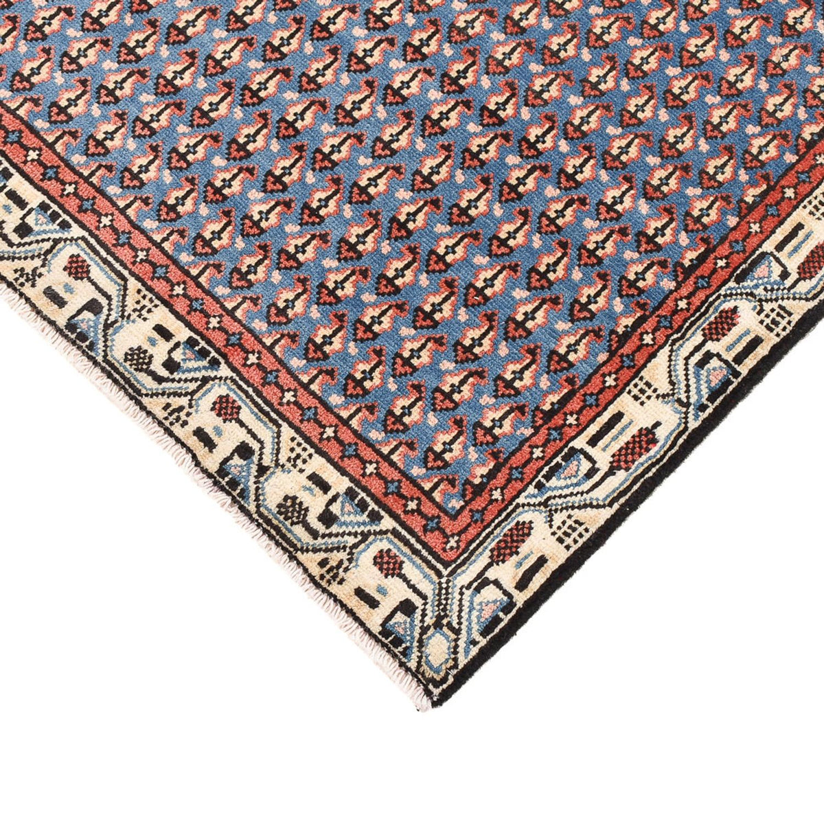 Perzisch tapijt - Mir - 145 x 94 cm - zee blauw