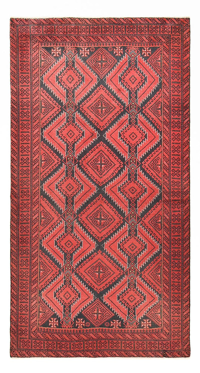 Loper Baluch tapijt - 188 x 100 cm - rood