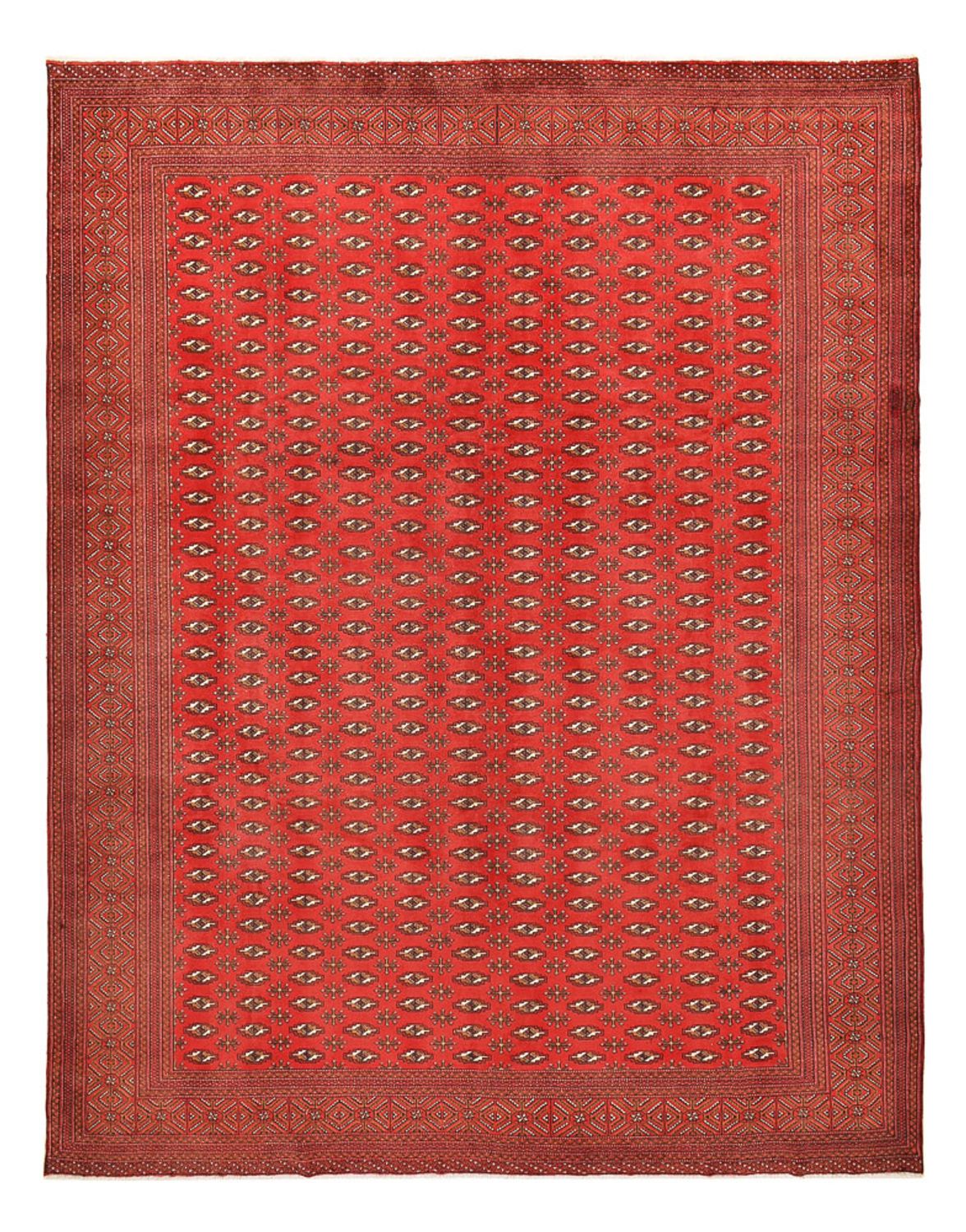 Turkaman tapijt - 385 x 304 cm - rood
